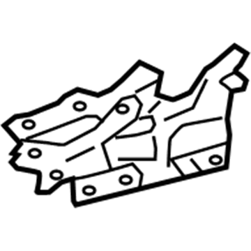 Lexus 53410-50110 Hinge Assembly, Hood, RH