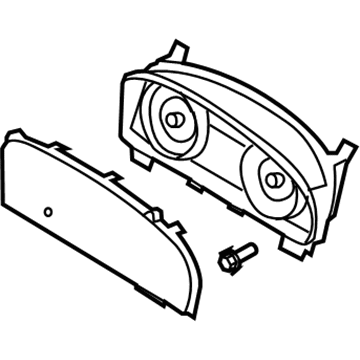 Ford 9T4Z-10849-CA Cluster Assembly