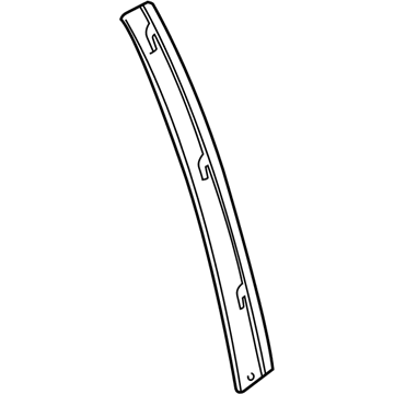 GM 24427134 Applique, Rear Side Door Window Frame Front