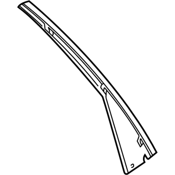 GM 22671223 Applique, Rear Side Door Window Frame Rear