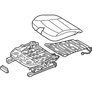 Hyundai 88100-F3000-XFN Cushion Assembly-Front Seat, LH