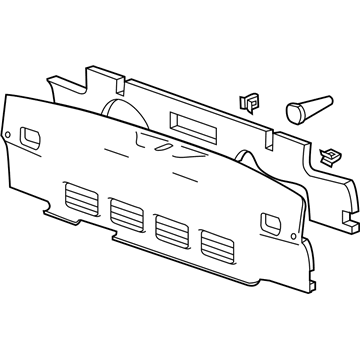 GM 23233016 Rear Panel Trim