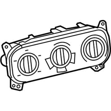 Mopar 55111874AF Air Conditioner And Heater Control