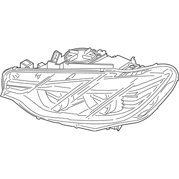 BMW 63-11-7-377-855 Left Led Adaptive Headlight