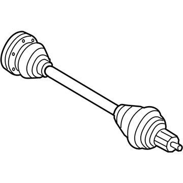 BMW 33-21-7-849-969 Cv Axle Assembly Rear