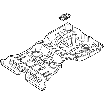 Ford DA8Z-7411160-B Floor Pan Assembly