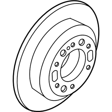 Kia 584114D500 Disc-Rear Brake