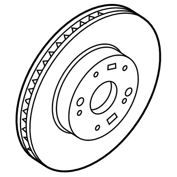 Kia 51712M7000 Disc-Front Wheel Bra