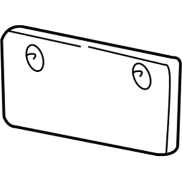 Ford 4L5Z-17A385-AAA License Bracket