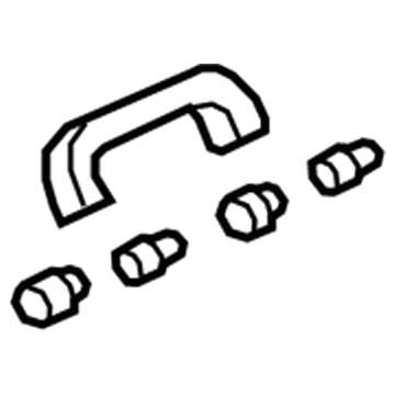 Acura 83240-SNA-A01ZC Grab Rail Assembly (Clear Gray)
