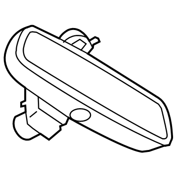 BMW 51-16-6-838-309 REARVIEW MIRROR EC / LED