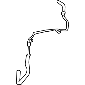 Lexus 44406-0E011 Power Steering Return Tube Sub-Assembly