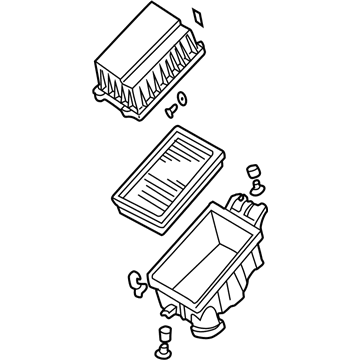 Nissan 16500-0W000 Air Cleaner