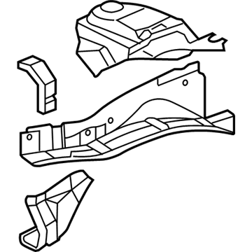 Honda 60700-SDA-A00ZZ Wheelhouse, L. FR.