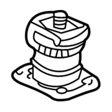 Honda 50810-S87-A81 Rubber Assy., FR. Engine Mounting (RR)(Ecm)