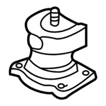 Acura 50810-S0K-A81 Rubber Assembly, Rear Engine Mounting (Ecm)