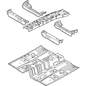 Kia 65100L3000 Panel Assembly-Floor, Ctr