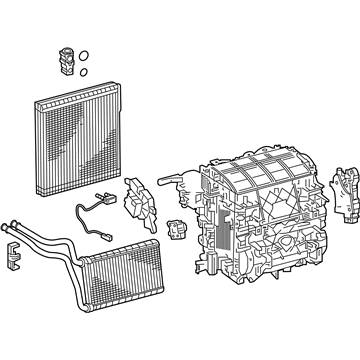 Toyota 87050-12871 AC & Heater Assembly