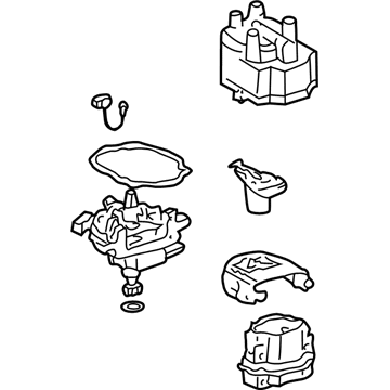 Toyota 19050-75020 Distributor Assembly