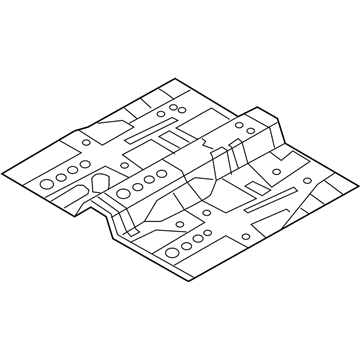 Hyundai 65110-4R000 Panel Assembly-Center Floor