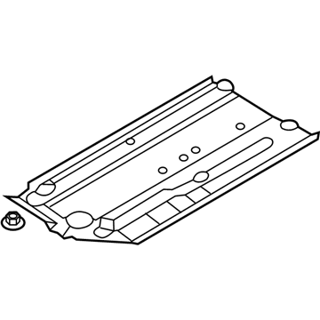 Hyundai 84145-4R000 Under Cover Assembly, RH