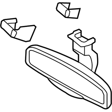 Hyundai 85101-27000 Mirror Assembly-Rear View Inside