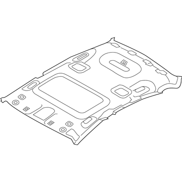 Hyundai 85401-3N710-SH Headlining Assembly