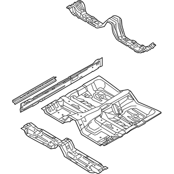 Ford 3W7Z-5411135-AA Floor Pan