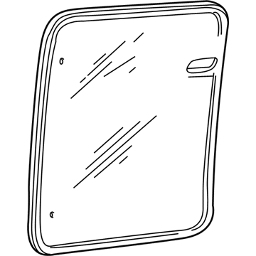 Ford 6L5Z-1329701-BA Door Glass