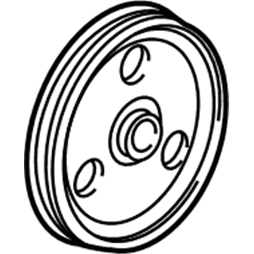 Mopar 4668448AA Pulley-Power Steering Pump