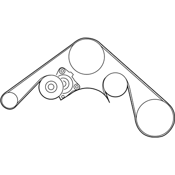 Infiniti 11720-1CA1C Fan & Alternator Belt