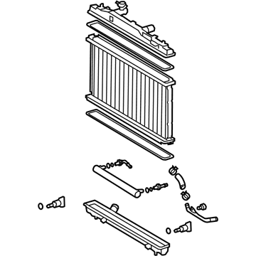 Lexus 16400-AD020 Radiator Assembly Compatible