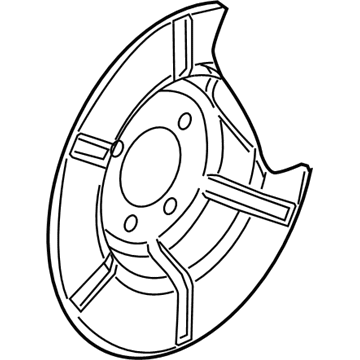 GM 22705357 Shield, Rear Brake