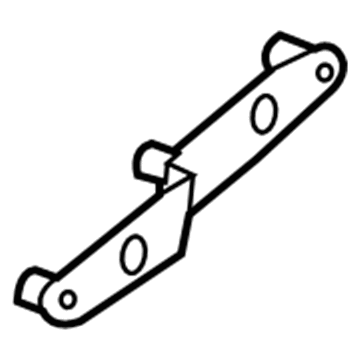 GM 88956656 Plate, Folding Top Front Panel Link Hold Down (LH)