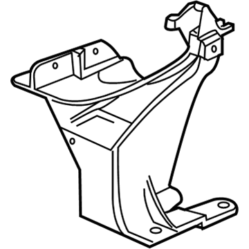 GM 88956965 Bracket Asm, Folding Top Quarter Inner Frame Support (LH)