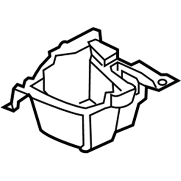 BMW 51-47-7-396-601 Stowage Compartment, Left