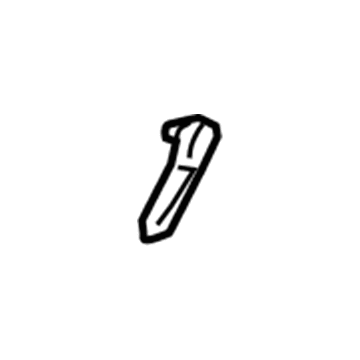 Nissan 88346-5Z005 Lever-Lock Release, Rear Seat Outer