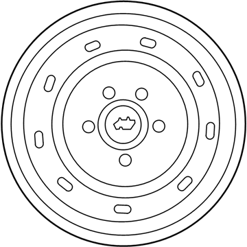 Mopar 1AH73S4AAD Steel Wheel