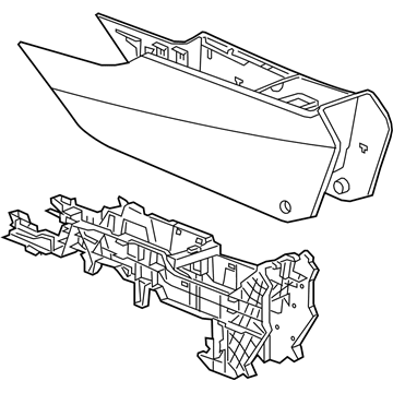 GM 13485254 Center Console