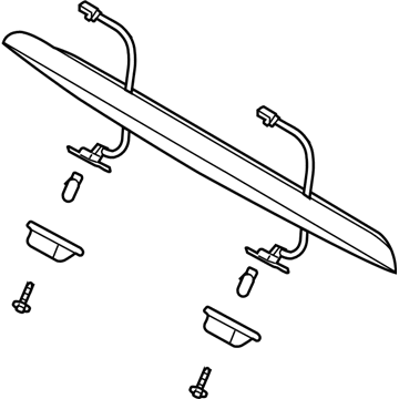 Kia 0K3AL51270 Lamp-License