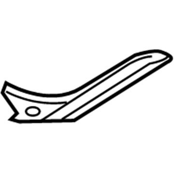 BMW 51-71-7-033-259 Left Water Channel Cover