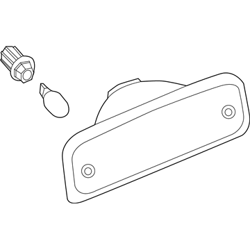 Nissan 26590-1PA0A Lamp Assembly-Stop, High Mounting