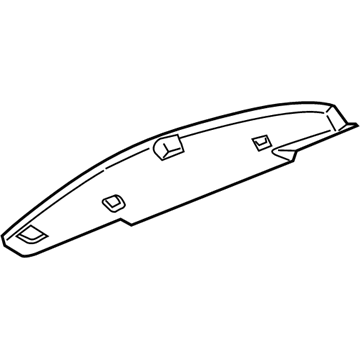 BMW 51-49-7-205-732 Upper Trunk Lid Trim Panel