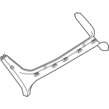 BMW 51-49-7-223-692 Trim Panel, Trunk Lid, Centre
