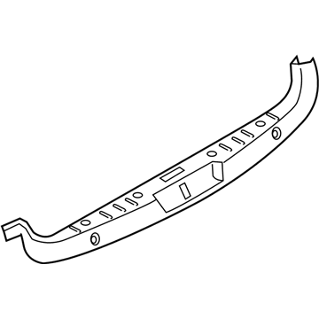 BMW 51-49-7-205-814 Loading Sill Protective Cover, Upper