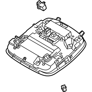 Kia 92810L2340DNN Lamp Assembly-Overhead C