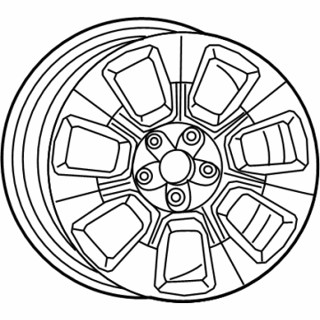 Mopar 6BZ431STAA Aluminum Wheel