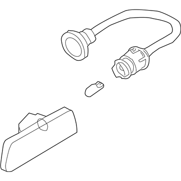 Infiniti 26190-CR900 Lamp Assembly-Rear Side Marker, RH