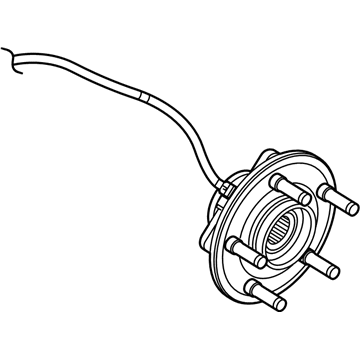 Mopar 68237141AG HUB/BRG-Brake