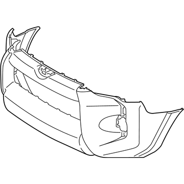 Toyota 52119-35912 Cover, Front Bumper L/P